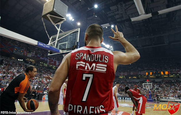Vassilis Spanoulis - Olympiacos - Euroleague - Ivica Veselinovic