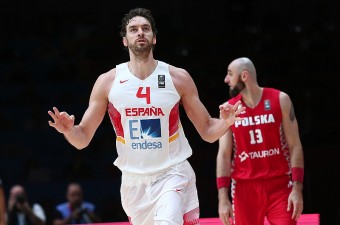 Pau Gasol - Spanien - Marcin Gortat - Eurobasket 2015 - FIBA - Ciamillo Castoria - Matthaios