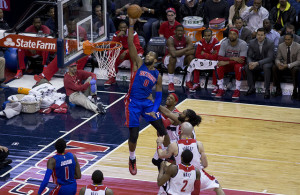 Andre Drummond, Detroit Pistons, Keith Allison, Flickr