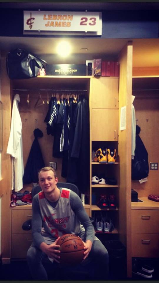 David på LeBron James' plads