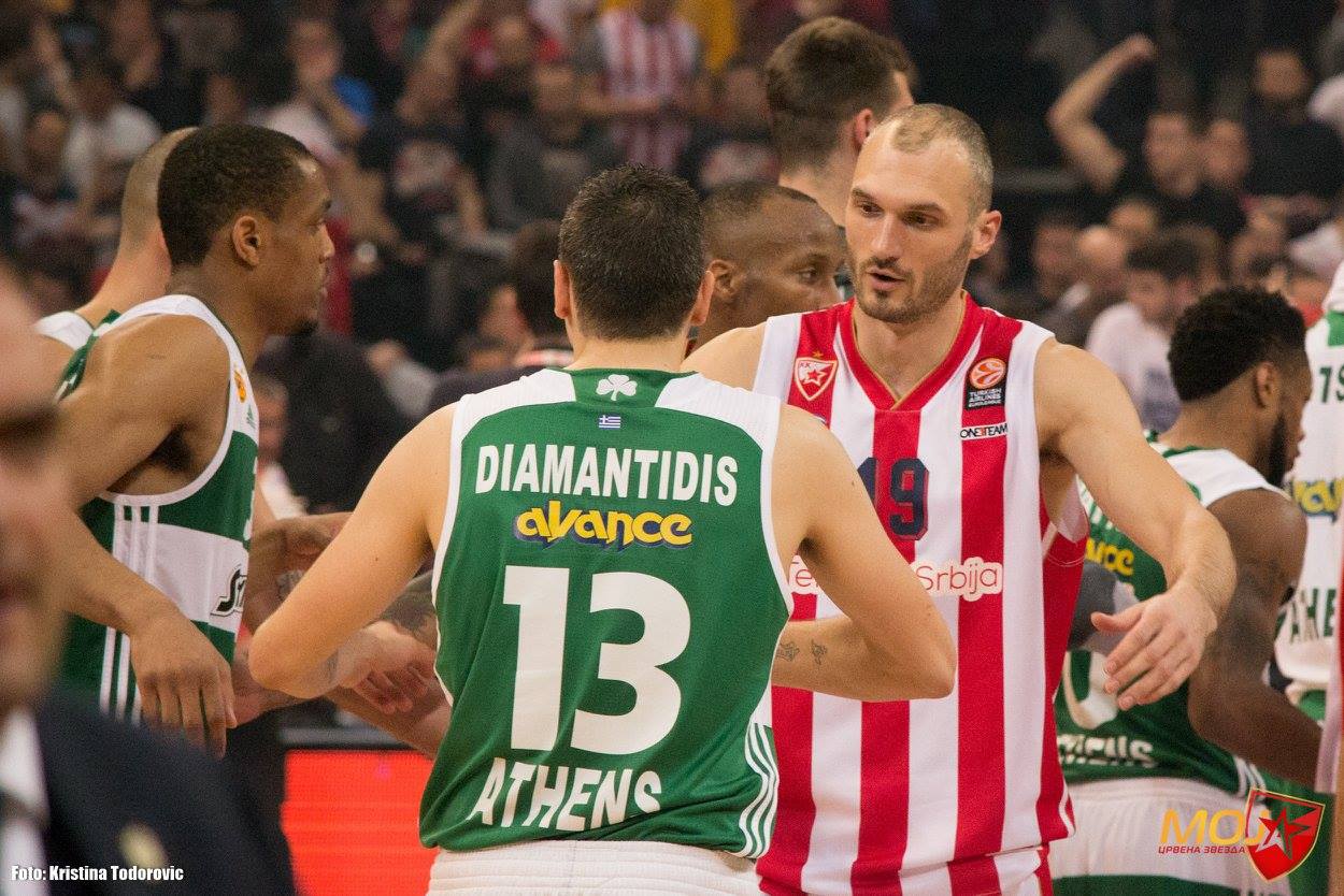 Dimitris Diamantidis - Panathinaikos - Kristina Todorovic - MojaCrvenaZvezda.net