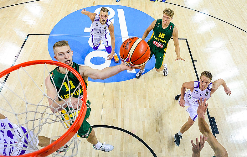 Domantas Sabonis - Litauen - Fiba - Ciamillo-Castoria:Dackus