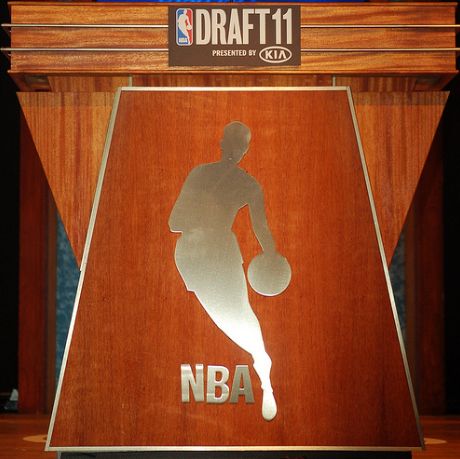 NBA Draft Podium - Flickr - Joe Glorioso