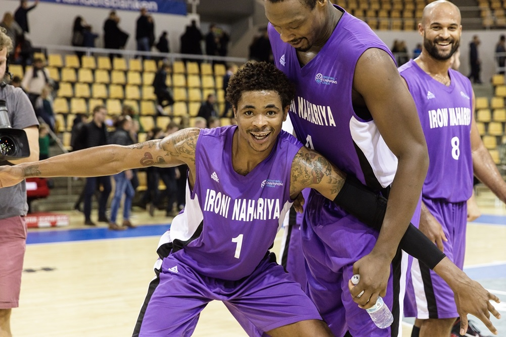 Nick Faust var i godt humør, og er vel nok ham folk vil huske bedst fra kampen. Foto: BasketballCL.com